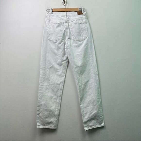 American Eagle 90’s straight Jeans white Size 2 Regular - Picture 5 of 9